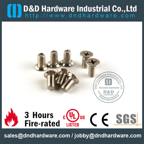Stainless steel 316 M6 machine screw for Door hinge & Metal Door- DDSR003 