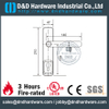 European Escutcheon Lever Trim with Fire rated for Commercial Double Steel Door -DDPD015