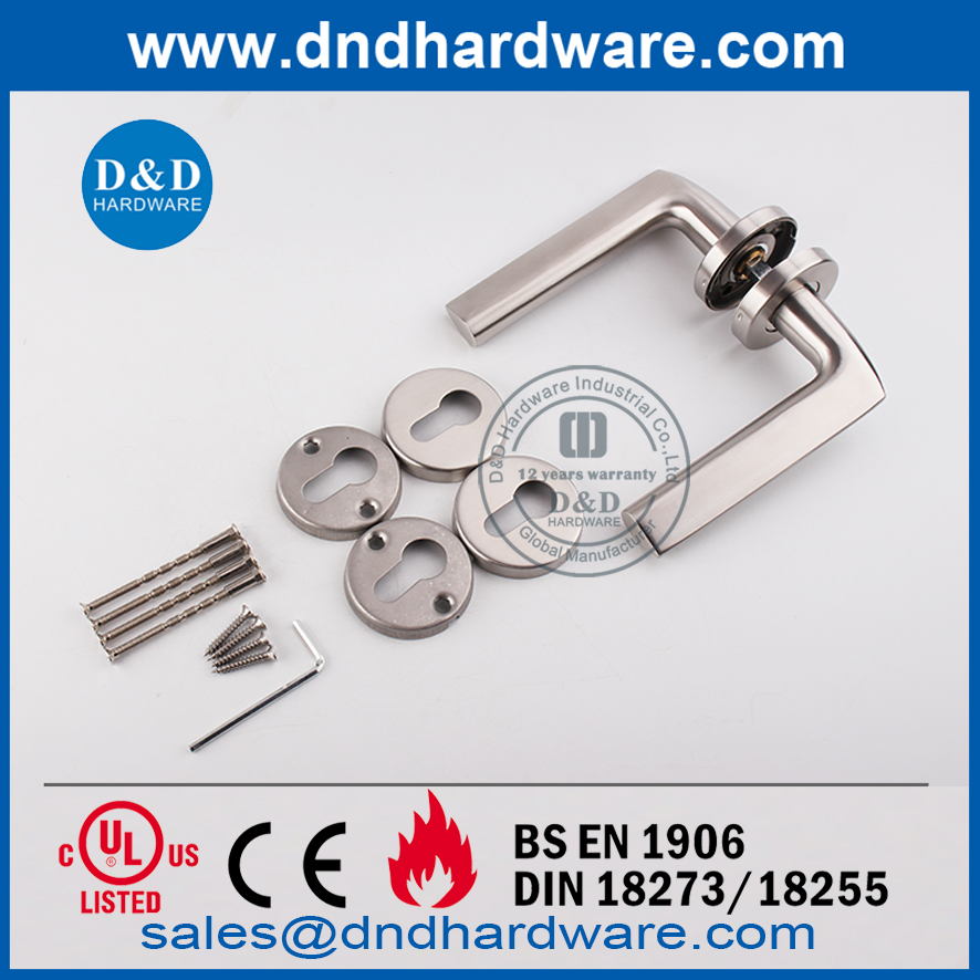 Good Quality Solid Stainless Steel Decorative Door Handle-DDSH016