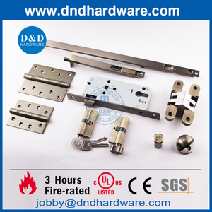 Stainless Steel 304 CE Fire Rated Door Hardware for Timber Doors