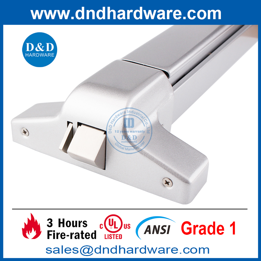 UL Listed Stainless Steel 304 Fire Rated Panic Exit Device -DDPD003