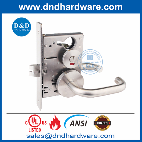 Safety SS304 ANSI Grade 1 Mortice Lock for Front Door-DDAL22 F22