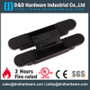 Black Sanding Black lid heavy duty 3D Adjustable Concealed Hinge for Office Building Door-DDCH008-G80