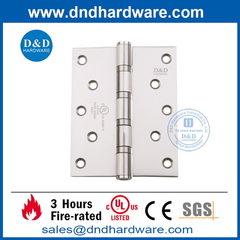 5 Inch SS201 UL Listed Fire Rated Door Hinge-DDSS007-FR