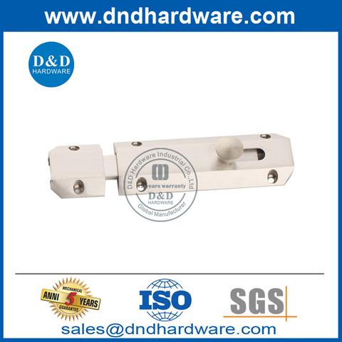 Brass Sliding Barrel Type Tower Door Bolt for Decorative Door-DDDB017