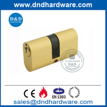Euro Brass Oval Double Cylinder for Wooden Door-DDLC008