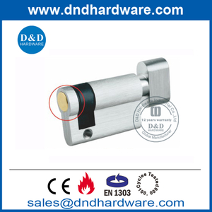 Solid Brass Half Thumbturn Lock Cylinder without Key-DDLC009
