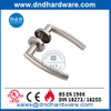 Stainless Steel Passage Door Lever Handle on Round Rose-DDTH025