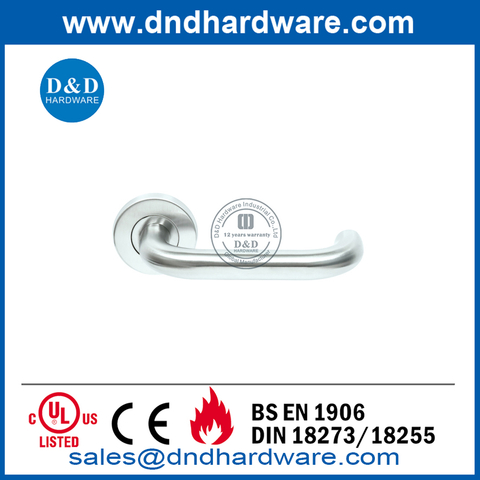 BS EN1906 Stainless Steel Safety Lever Handle for Internal Door-DDTH001
