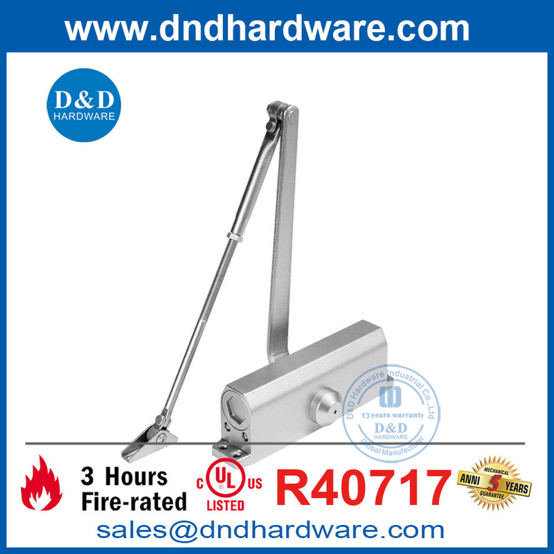 UL Strong Spring Heavy Duty Fire Front Door Closer with Back Check-DDDC018BC