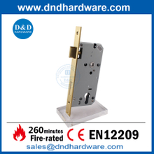 CE Euro Satin Brass SUS304 Safety Entry Door Mortise Lock-DDML009 