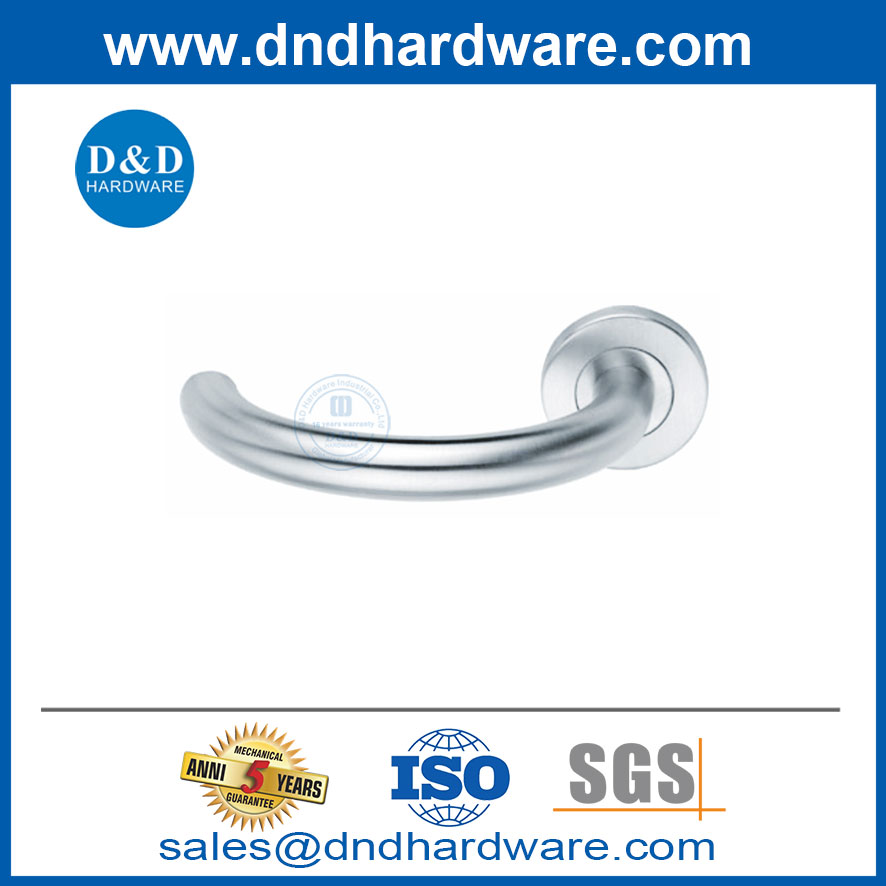 European Door Handles Stainless Steel Exterior Lever Door Handles-DDTH014