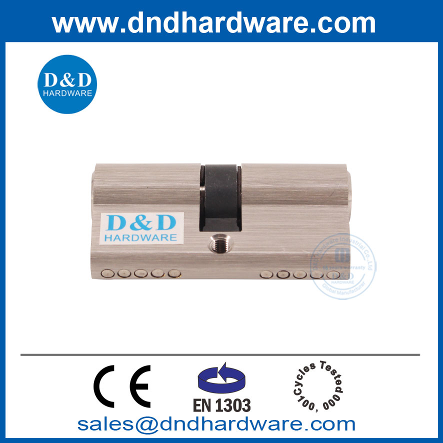Euro Profile EN1303 60 mm Double Key Solid Brass Lock Cylinder for Home Doors-DDLC003