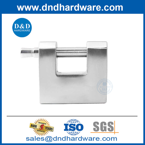 304 Stainless Steel Horizontal Heavy Duty Outdoor Waterproof Anti-theft Lock Padlock-DDPL008