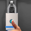 Waterproof Fingerprint Padlock with APP Heavy Duty Rust Resistant Padlock Smart Padlock-DDPL010