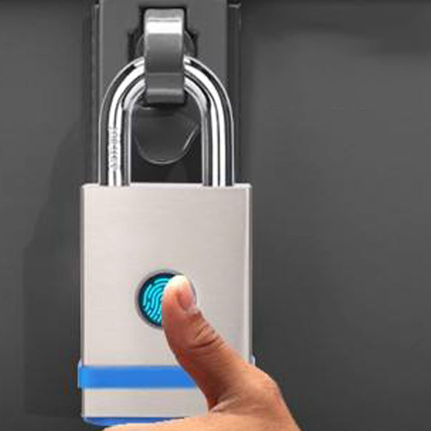 Waterproof Fingerprint Padlock with APP Heavy Duty Rust Resistant Padlock Smart Padlock-DDPL010