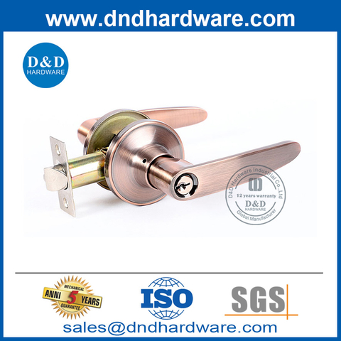 Zinc Alloy Antique Copper Color Commercial Lever Lock Set-DDLK077