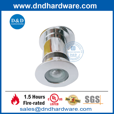 UL Listed Steel Peephole Fire Rated Door Eye Viewer for Front Door-DDDV004