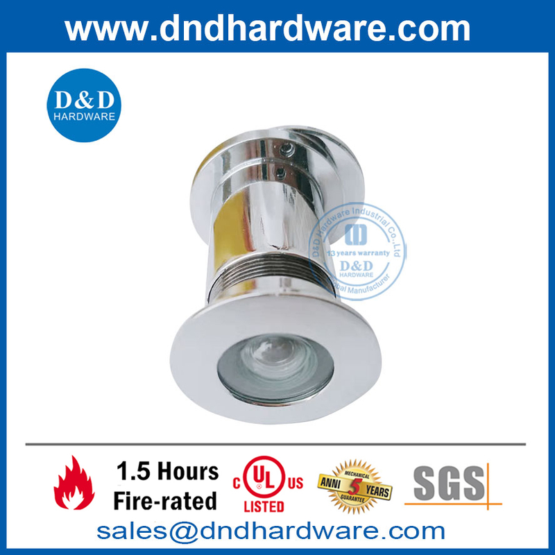 UL Listed Steel Peephole Fire Rated Door Eye Viewer for Front Door-DDDV004