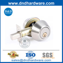Zinc Alloy Silver Satin Nickel New Front Door Cylindrical Lock Deadbolt-DDLK023