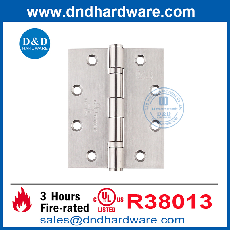 High Quality Stainless Steel 316 Ball Bearing Door Hinge with UL 10C-DDSS005-FR-5X4X3.0