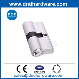 BS EN1303 Euro Door Mortise Lock Cylinder for Door Locks Brass 60mm-DDLC003