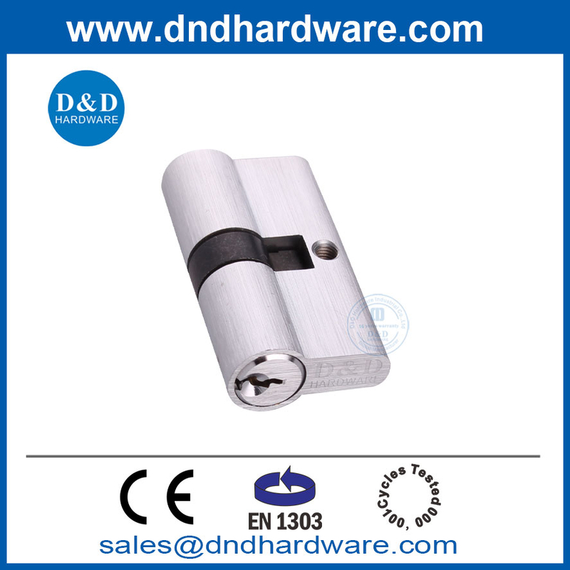 BS EN1303 Euro Door Mortise Lock Cylinder for Door Locks Brass 60mm-DDLC003