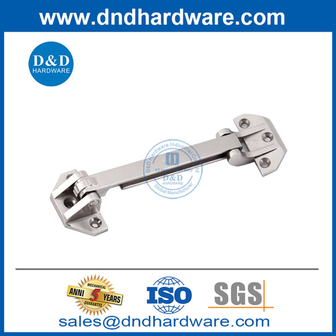 Hot Selling Zinc Silver Satin Nickel Door Guard for Outside Door-DDDG009