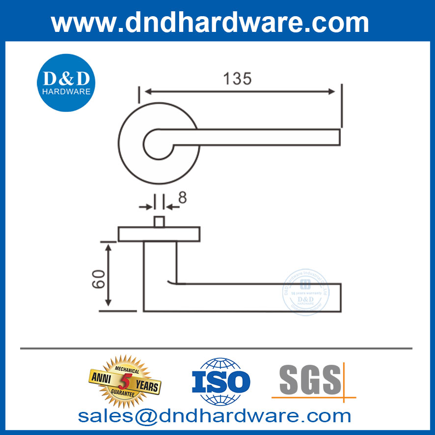 Industrial Door Handles Stainless Steel Modern Door Handles Interior-DDTH022