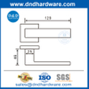 Stainless Steel Square Rosette Tube Wooden Door Solid Lever Door Handle-DDSH057