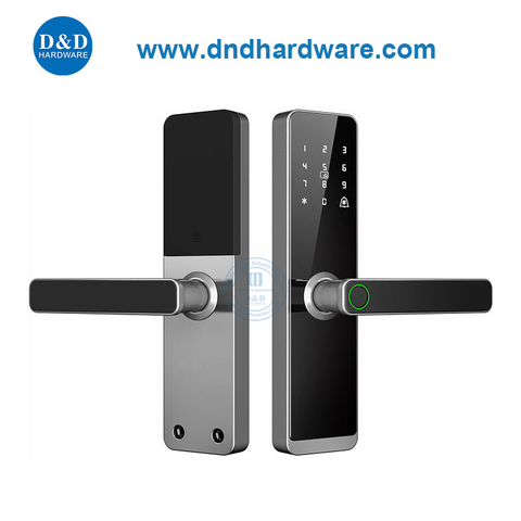 Electronic Doorbell Fingerprint Password Smart Office Door Handle Lock-DDDL007