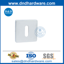Door Handle Cylinder Stainless Steel Square Rosette Escutcheons-DDES014