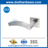 Contemporary Simple Style Front Door Lever Handle on Square Rosette-DDTH045