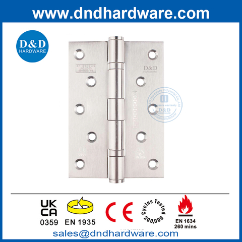 5 Inch EN1935 Stainless Steel Fire Rated Door Hinge for Exterior Door-DDSS001-CE