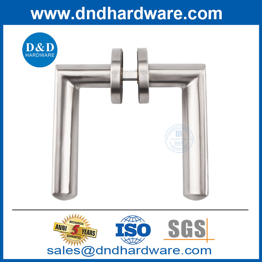 Stainless Steel Privacy Security Interior Luxury Door Handles-DDSH011