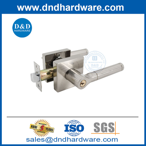 Square Front Door Locksets Zinc Alloy Exterior Entry Door Locksets-DDLK015