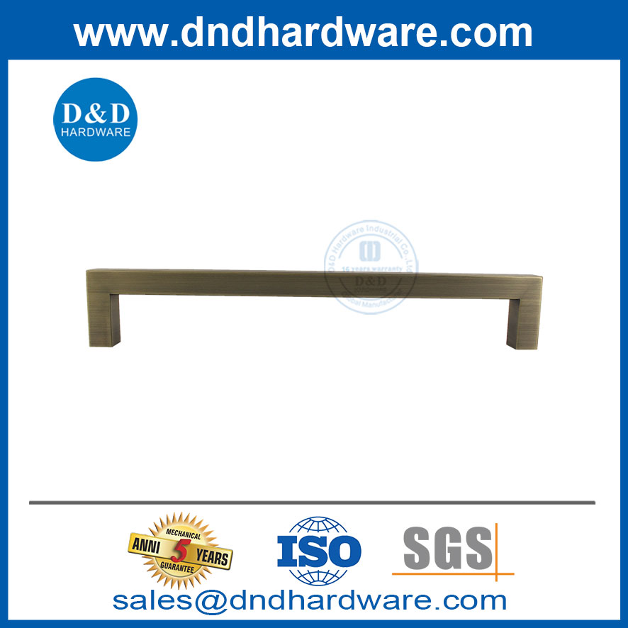 Stainless Steel Antique Brass Modern Exterior Door Pull Handles-DDPH034