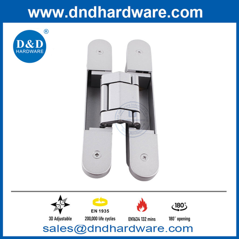 EN1935 3D Adjusting Zinc Alloy Fire Rated Hidden Hinge for Main Door-DDCH008-G80