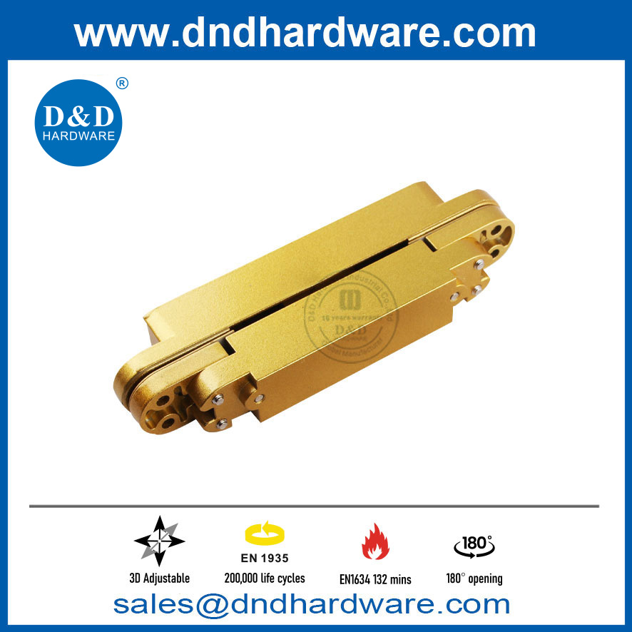 Golden Painted Hidden Hinge