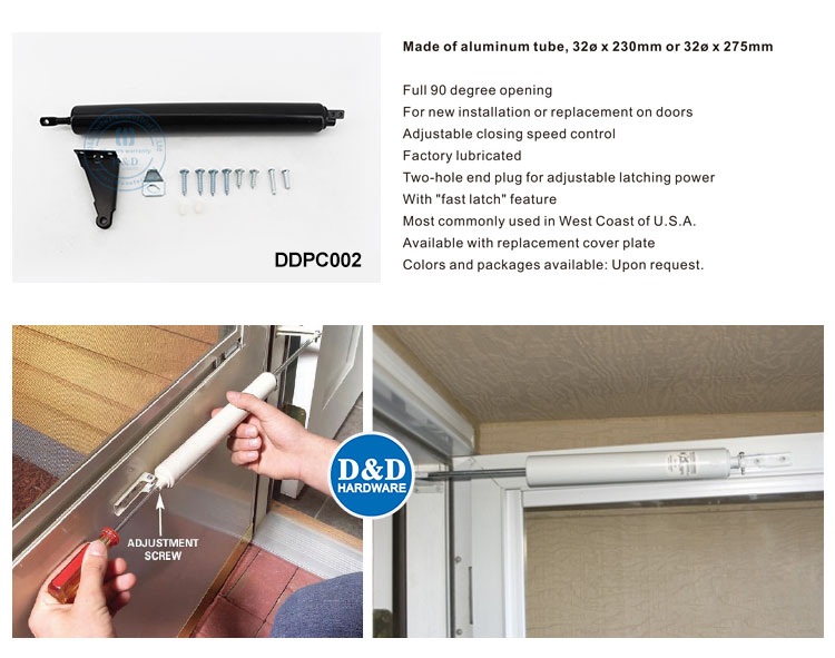 screen door pneumatic closer