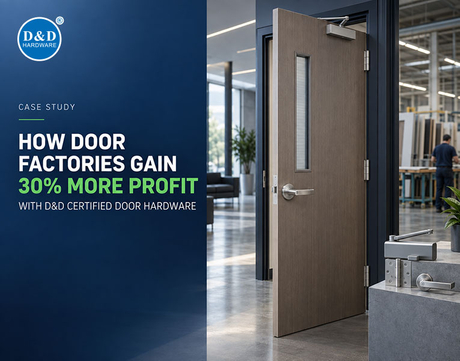 How Door Factory use D&D Certified Door Hardware replace Famous Branded Gains more 30% Profit.jpg