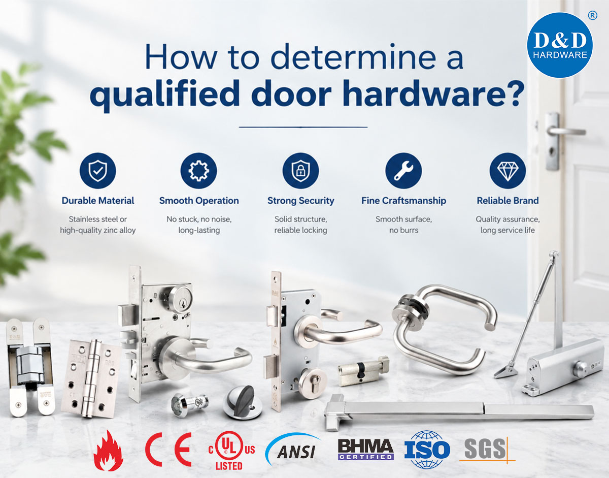 How to determine a qualified door hardware?