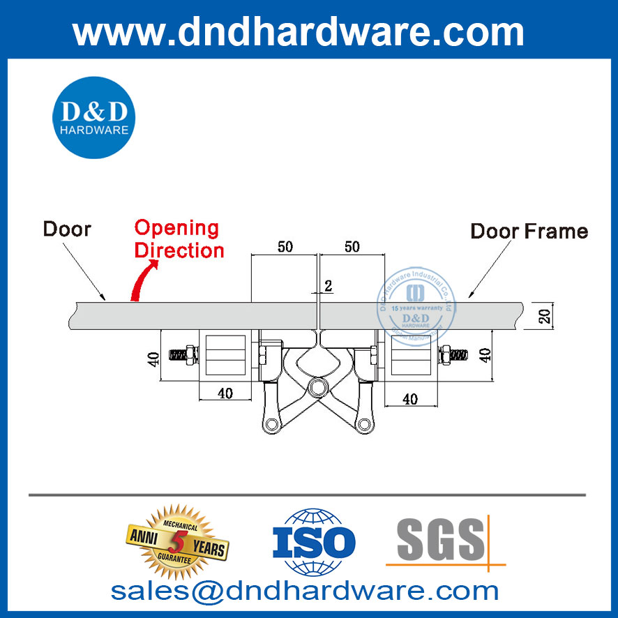 Heavy Duty Concealed Hinge