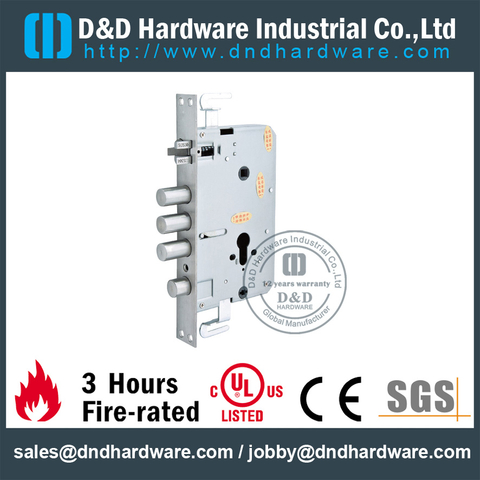 Brass Storeroom Sash Lock for Glass Door-DDML023