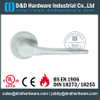 Stainless Steel Cast Lever Handle on Rose for Metal Doors-DDSH071