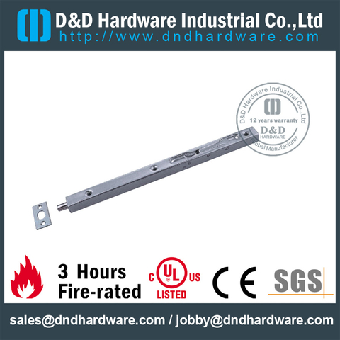 Grade 316 Concealed Flush Bolt Lock for internal Wooden Door -DDDB008