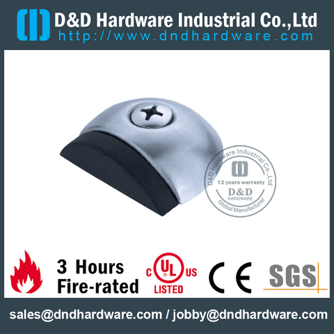 Stainless Steel Floor Mounted Door Stop for Kitchen Door with Satin-DDDS014