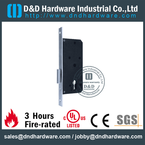 Stainless steel dead bolt lock with key operated for Restroom Door -DDML007