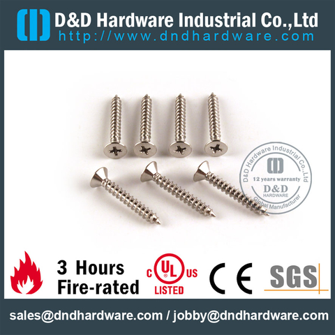 Stainless steel 304 #10 wooden screw for hinge-DDSR007