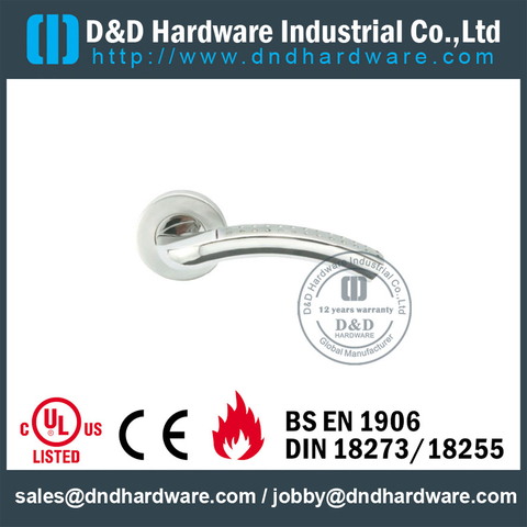 SUS304 Modern Casting Lever Internal Door Handle for Hollow Metal Doors -DDSH029